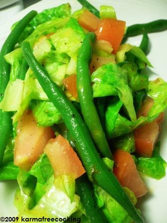 Salade Haricots Verts Salade Haricots Verts