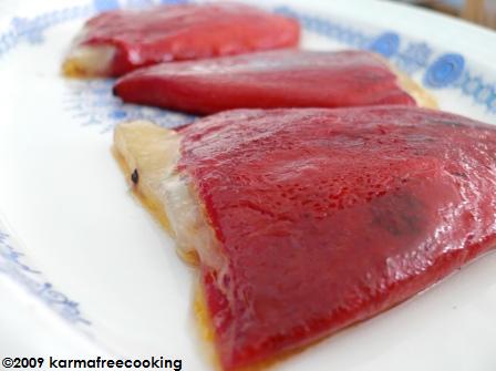 Piquillos rellenos de Manchego Piquillos rellenos de Manchego