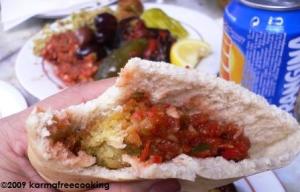 falafel sandwich
