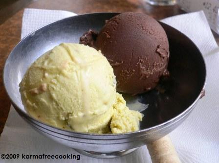 pistachio et chocolat