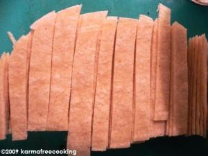 cutted tortillas