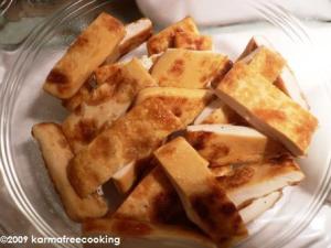 marinated tofu