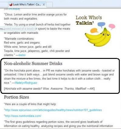 Serious Eats - Horchata Highlighted