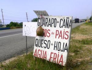 Letrero - Queso de hoja
