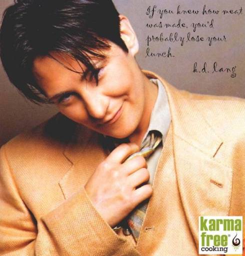 kd lang - KarmaFree Cooking